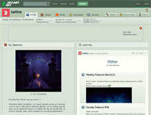 Tablet Screenshot of isalline.deviantart.com
