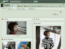 Tablet Screenshot of nilcetiz.deviantart.com