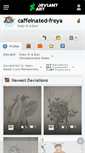 Mobile Screenshot of caffeinated-freya.deviantart.com