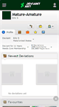 Mobile Screenshot of mature-amature.deviantart.com