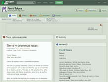 Tablet Screenshot of fenrirtokara.deviantart.com