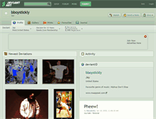 Tablet Screenshot of bboystickly.deviantart.com
