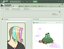 Tablet Screenshot of lixolandia.deviantart.com