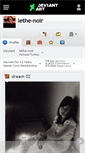 Mobile Screenshot of lethe-noir.deviantart.com