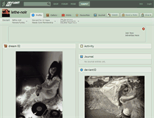 Tablet Screenshot of lethe-noir.deviantart.com