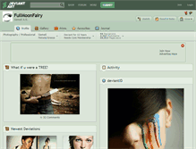 Tablet Screenshot of fullmoonfairy.deviantart.com