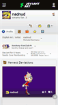 Mobile Screenshot of nadnud.deviantart.com