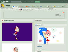 Tablet Screenshot of nadnud.deviantart.com