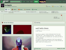 Tablet Screenshot of loveisgrim.deviantart.com