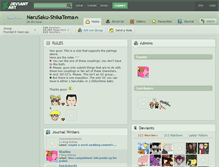 Tablet Screenshot of narusaku-shikatema.deviantart.com