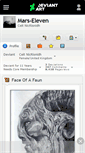 Mobile Screenshot of mars-eleven.deviantart.com