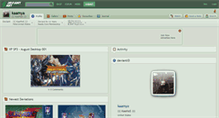 Desktop Screenshot of kaamya.deviantart.com