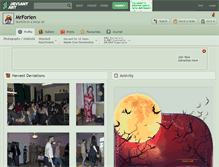 Tablet Screenshot of mrforien.deviantart.com