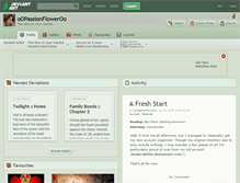 Tablet Screenshot of oopassionfloweroo.deviantart.com