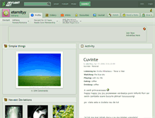 Tablet Screenshot of eternityy.deviantart.com