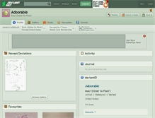 Tablet Screenshot of adoorable.deviantart.com