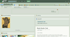 Desktop Screenshot of blankboobs-club.deviantart.com