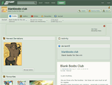 Tablet Screenshot of blankboobs-club.deviantart.com