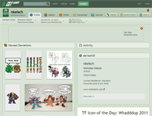 Tablet Screenshot of nkelsch.deviantart.com