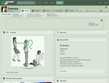 Tablet Screenshot of enamuko.deviantart.com