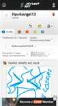 Mobile Screenshot of hawkangel13.deviantart.com