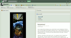 Desktop Screenshot of dinyctis.deviantart.com
