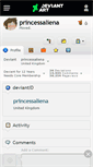 Mobile Screenshot of princessaliena.deviantart.com