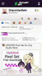 Mobile Screenshot of draconianrain.deviantart.com