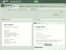 Tablet Screenshot of garnet-43.deviantart.com