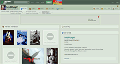 Desktop Screenshot of heidibluegirl.deviantart.com