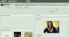 Desktop Screenshot of dirtymonk.deviantart.com