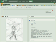 Tablet Screenshot of knux-tikal.deviantart.com