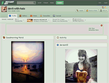 Tablet Screenshot of devil-with-halo.deviantart.com