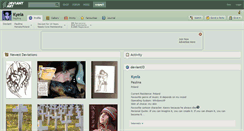 Desktop Screenshot of kyela.deviantart.com