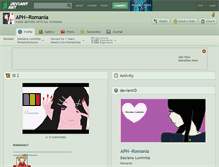 Tablet Screenshot of aph--romania.deviantart.com