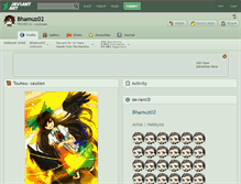 Tablet Screenshot of bhamuz02.deviantart.com