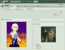 Tablet Screenshot of ninjou.deviantart.com