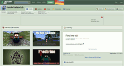 Desktop Screenshot of herobrinefanclub.deviantart.com