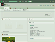 Tablet Screenshot of mojolo.deviantart.com