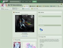 Tablet Screenshot of mlp-of-generations.deviantart.com