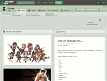 Tablet Screenshot of nin-er.deviantart.com