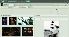 Desktop Screenshot of dxvid21.deviantart.com