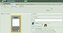 Desktop Screenshot of metalmindsam.deviantart.com