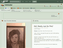 Tablet Screenshot of chibisoldier.deviantart.com