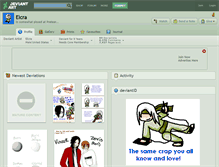 Tablet Screenshot of elcra.deviantart.com