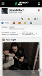 Mobile Screenshot of lizardkitsch.deviantart.com