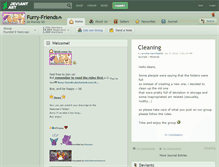 Tablet Screenshot of furry-friends.deviantart.com