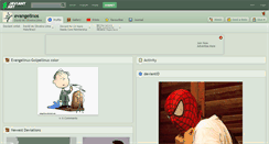 Desktop Screenshot of evangelinos.deviantart.com