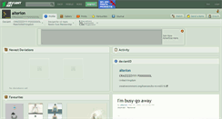 Desktop Screenshot of alterion.deviantart.com