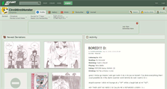 Desktop Screenshot of cinniminnimonster.deviantart.com